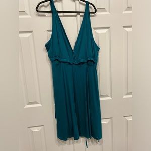 New! Lila labor JULIET LABOR & POSTPARTUM GOWN IN DEEP TEAL size Curve